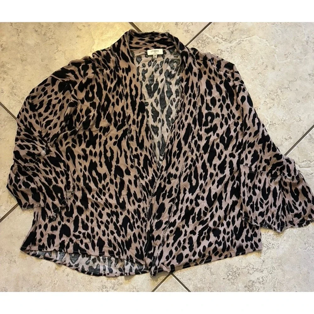 Umgee animal print kimono size‎ small Meduim - Picture 6 of 6